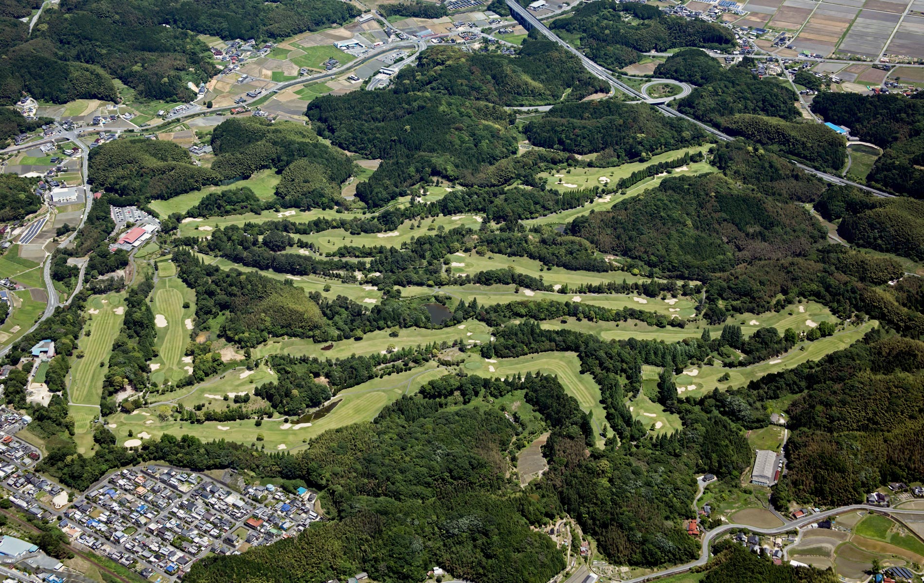 周南カントリー倶楽部 空撮