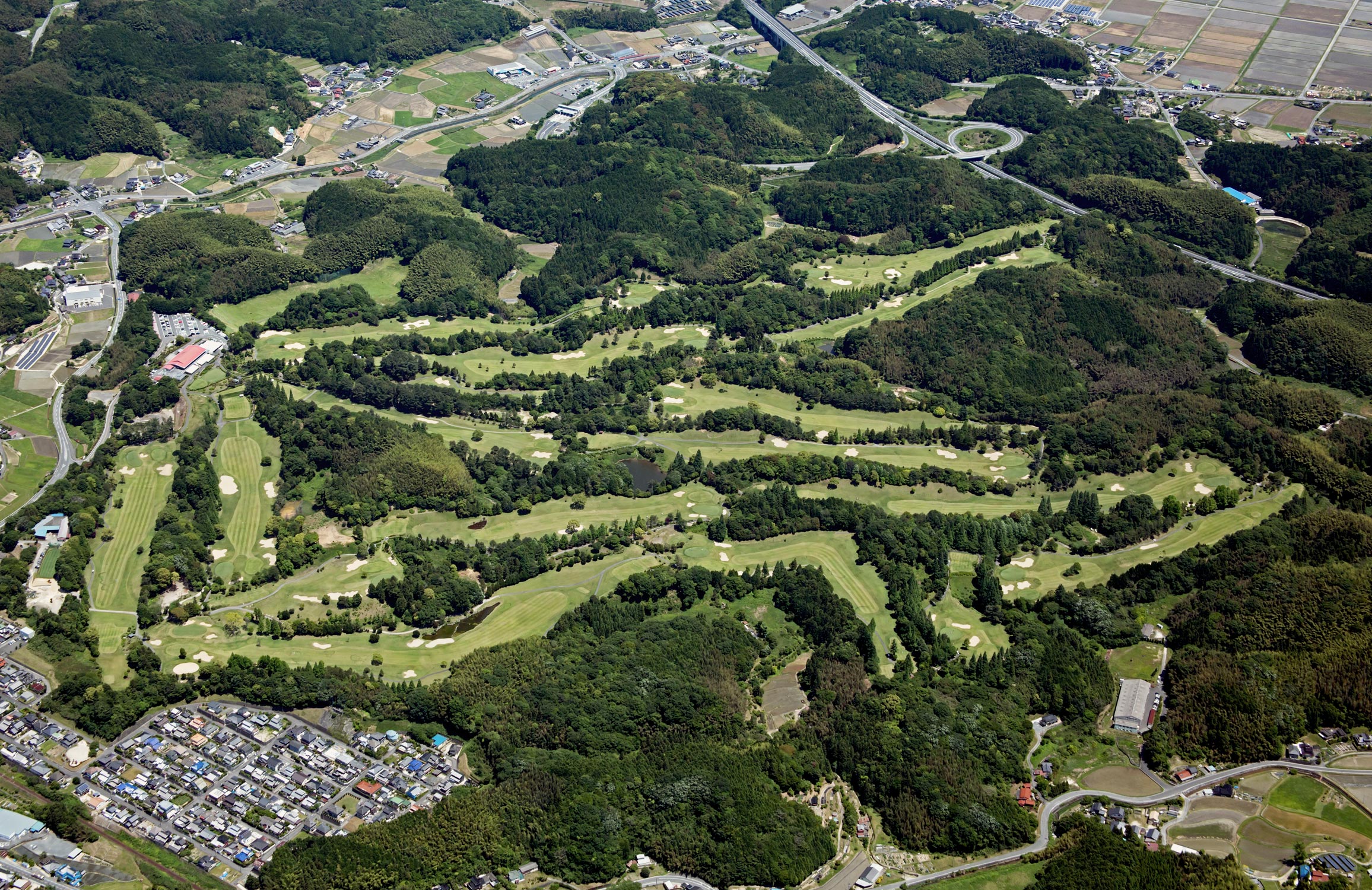 周南カントリー倶楽部 空撮